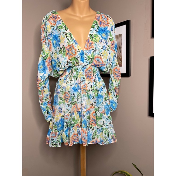 Anthropologie MISA Floral Mini Dress - Picture 8 of 9